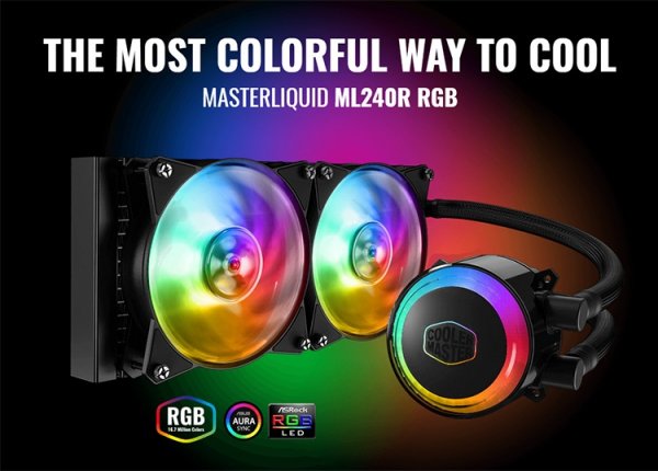 MasterLiquid ML120R/ML240R — первые процессорные СЖО Cooler Master с пиксельной подсветкой - «Новости сети»