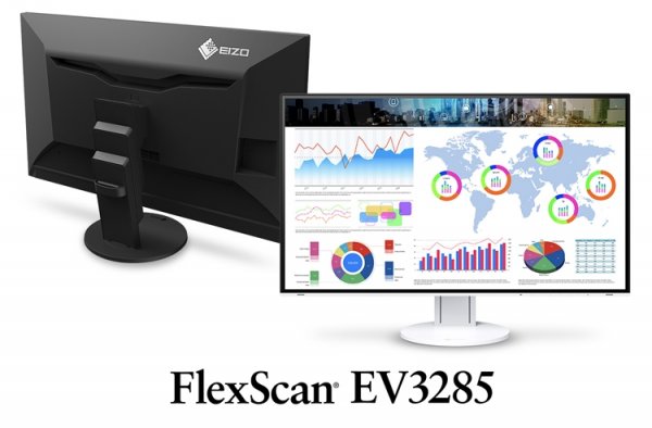 EIZO FlexScan EV3285: безрамочный монитор формата 4K - «Новости сети»
