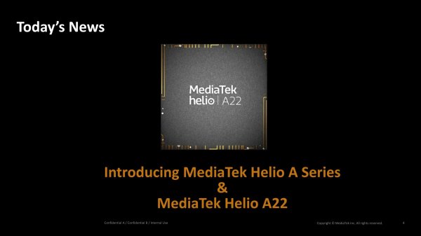 MediaTek запустила новую серии процессоров Helio A и рассказала подробнее об A22 - «Новости сети»