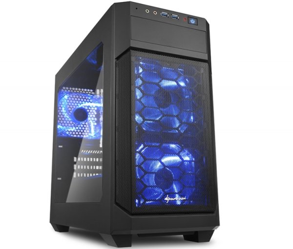 Sharkoon V1000 Window: ПК-корпус для плат формата Micro-ATX - «Новости сети»