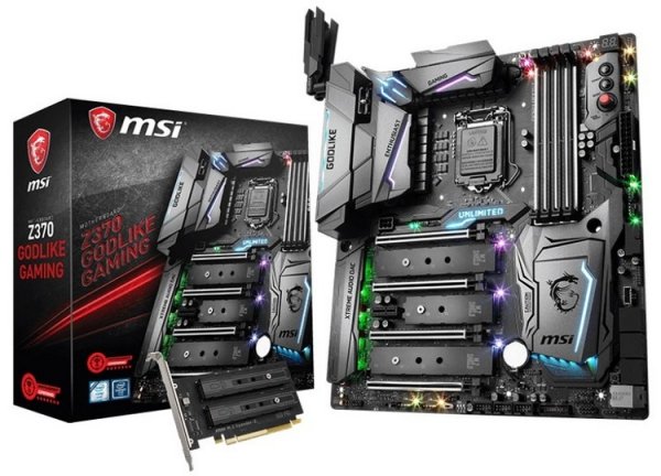 Материнские платы MSI на Intel Z370 получили поддержку процессоров Intel 9000 - «Новости сети»