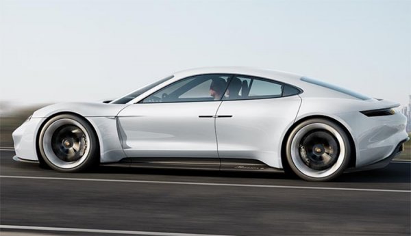 Мощность электрокара Porsche Taycan достигает 600 лошадиных сил - «Новости сети»