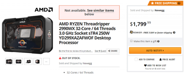 Новые модели Ryzen Threadripper подверглись разгону - «Новости сети»