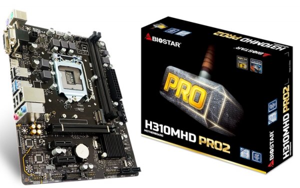 Плата Biostar H310MHD PRO2 подходит для игровых ПК начального уровня - «Новости сети»