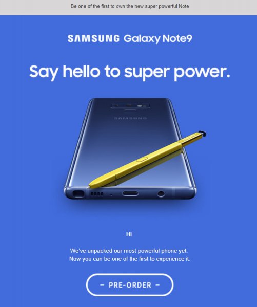 Samsung сама показала Galaxy Note 9 на фото и видео до официального анонса - «Интернет и связь»