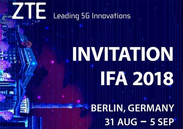 ZTE представит новинки на выставке IFA 2018 - «Новости сети»