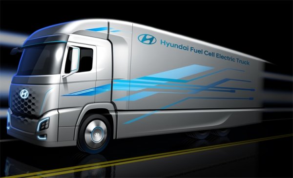Hyundai показала грузовой автомобиль на топливных элементах - «Новости сети»