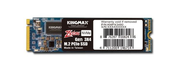 Kingmax Zeus PX3480: твердотельные накопители M.2-2280 ёмкостью до 1 Тбайт - «Новости сети»