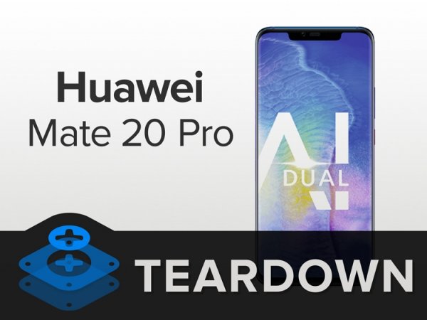 Вскрытие Huawei Mate 20 Pro: смартфон обладает посредственной ремонтопригодностью - «Новости сети»