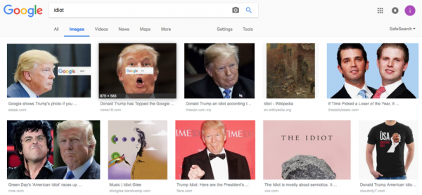 Глава Google объяснил конгрессу, почему поиск слова «идиот» выдает фото Трампа - «Интернет и связь»