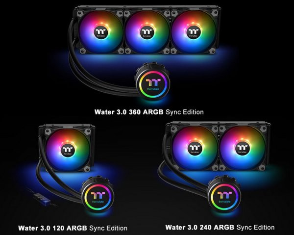 CES 2019: Thermaltake представила необслуживаемые СЖО Water 3.0 ARGB с яркой подсветкой - «Новости сети»