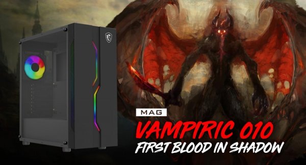 MSI MAG Vampiric 010: ПК-корпус с подсветкой Mystic Light - «Новости сети»