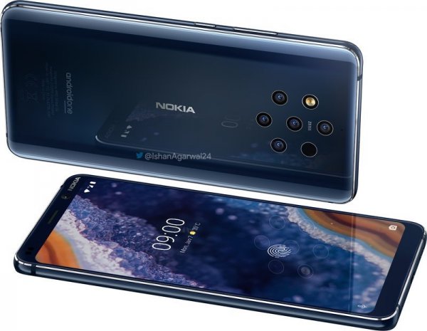 Скорее всего, так будет выглядеть смартфон Nokia 9 с пятью камерами - «Интернет и связь»