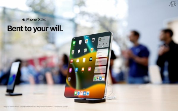 Складной iPhone X Fold глазами дизайнера - «Новости сети»