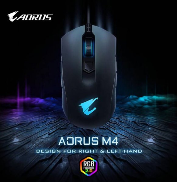 Игровая мышь Aorus M4 подходит правшам и левшам - «Новости сети»
