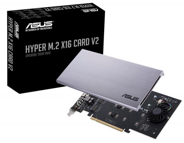 Плата ASUS Hyper M.2 X16 Card V2 поможет установить SSD-накопители M.2 в настольный ПК - «Новости сети»