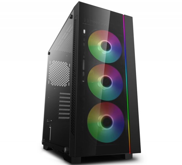 Deepcool Matrexx 55 V3 ADD-RGB: строгий корпус с закалённым стеклом и подсветкой - «Новости сети»