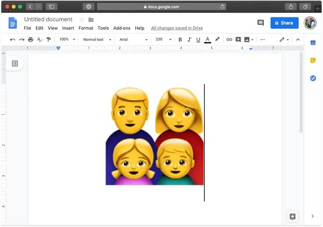 Family emoji