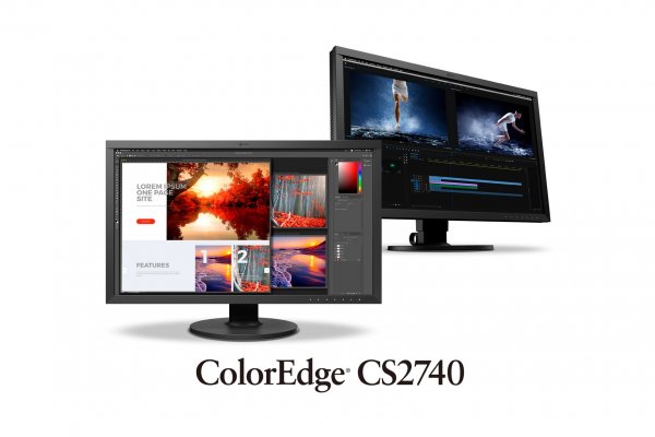 Eizo представила 27" монитор 4K ColorEdge CS2740 с разъемом USB-C и 10-бит палитрой - «Новости сети»