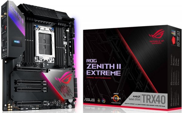 ASUS представила ROG Zenith II Extreme и ещё две платы для Ryzen Threadripper 3000 - «Новости сети»