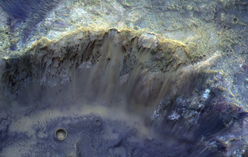 Роскосмос опубликовал фото кратера Марса - «Интернет и связь»