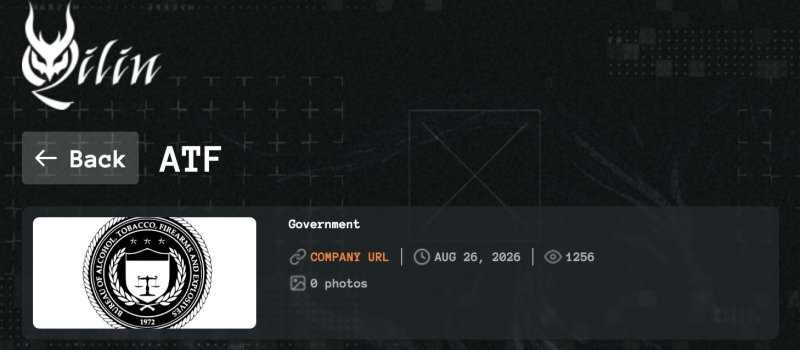 Операторы вымогателя Qilin заявляют, что взломали ATF - «Новости»