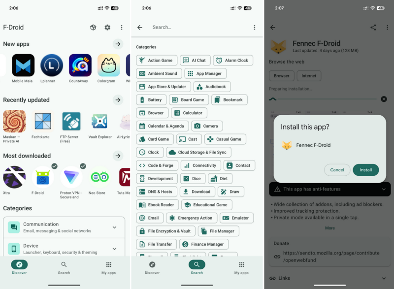 F-Droid обновился до версии 2.0 - «Новости»