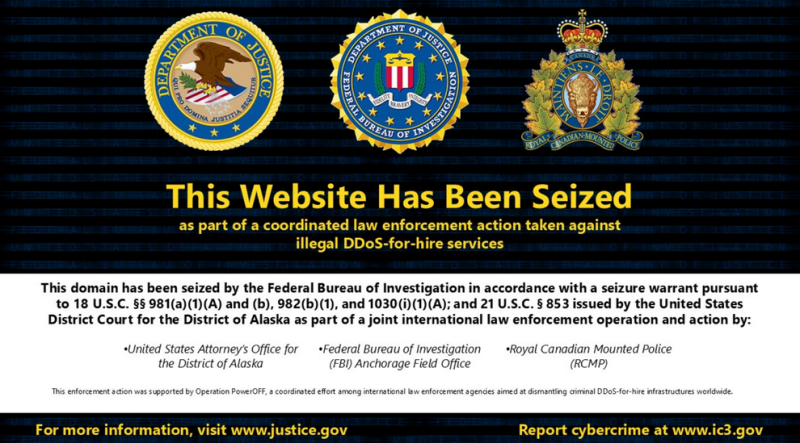 ФБР изъяло домены DDoS-сервиса NightmareStresser - «Новости»